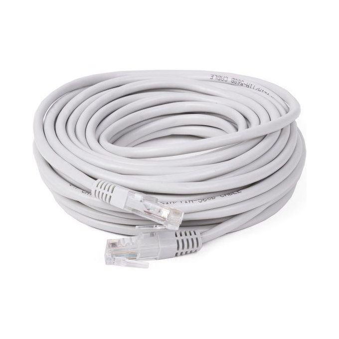 Câble Réseau RJ45 Cat6 UTP 15m - Connexion Haut Débit